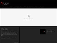 Tablet Screenshot of aiqoncapital.com